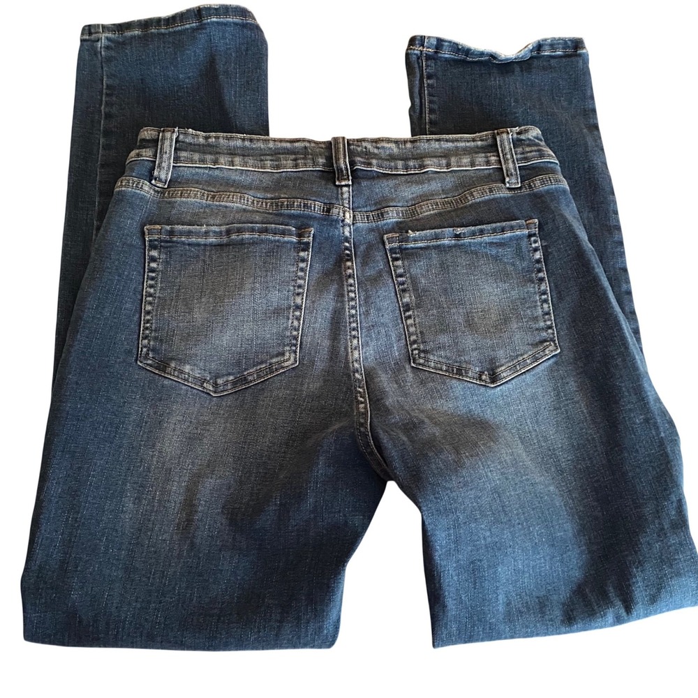Zenana Denim Dark Wash Skinny Jeans Size 30 DOP-1625DD Stretch Mid Rise
